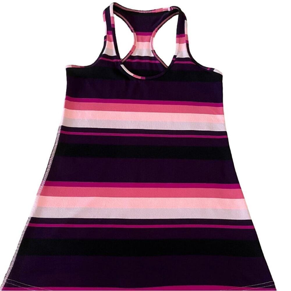 Lululemon Striped Racerback Tank Size 2 - Picture 2 of 4